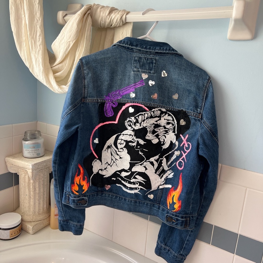 Custom painted jacket